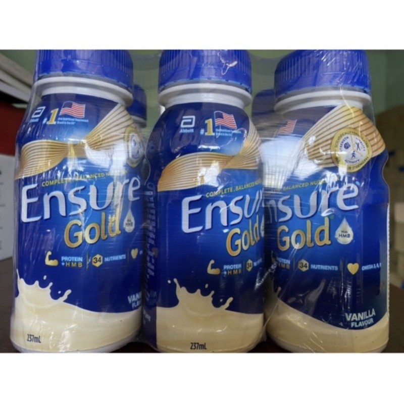 Lốc 6 chai Ensure Gold 237ml cho người già, người bệnh