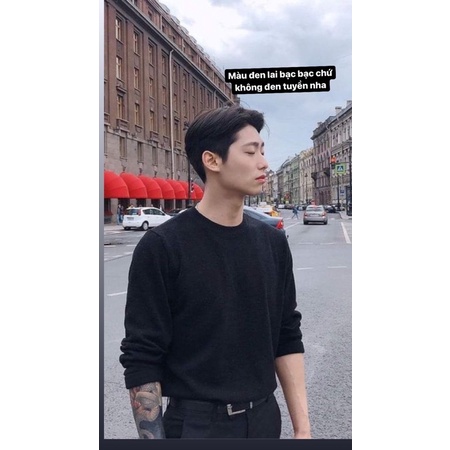 𝐀́𝐨 𝐋𝐨𝐧𝐠𝐬𝐥𝐞𝐞𝐯𝐞 𝐱𝐮𝐚̂́𝐭 𝐇𝐚̀𝐧 (𝐏𝐨𝐥𝐡𝐚𝐦 𝐊𝐨𝐫𝐞𝐚) áo thun tay dài nam 100% Cotton