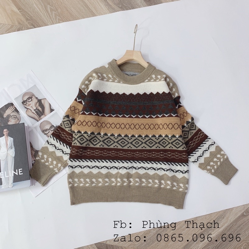[Mã FAMARAL2 giảm 10K đơn 50K] ÁO LEN THỔ CẨM MẪU HOT CỰC XỊN ( ảnh thật+video)