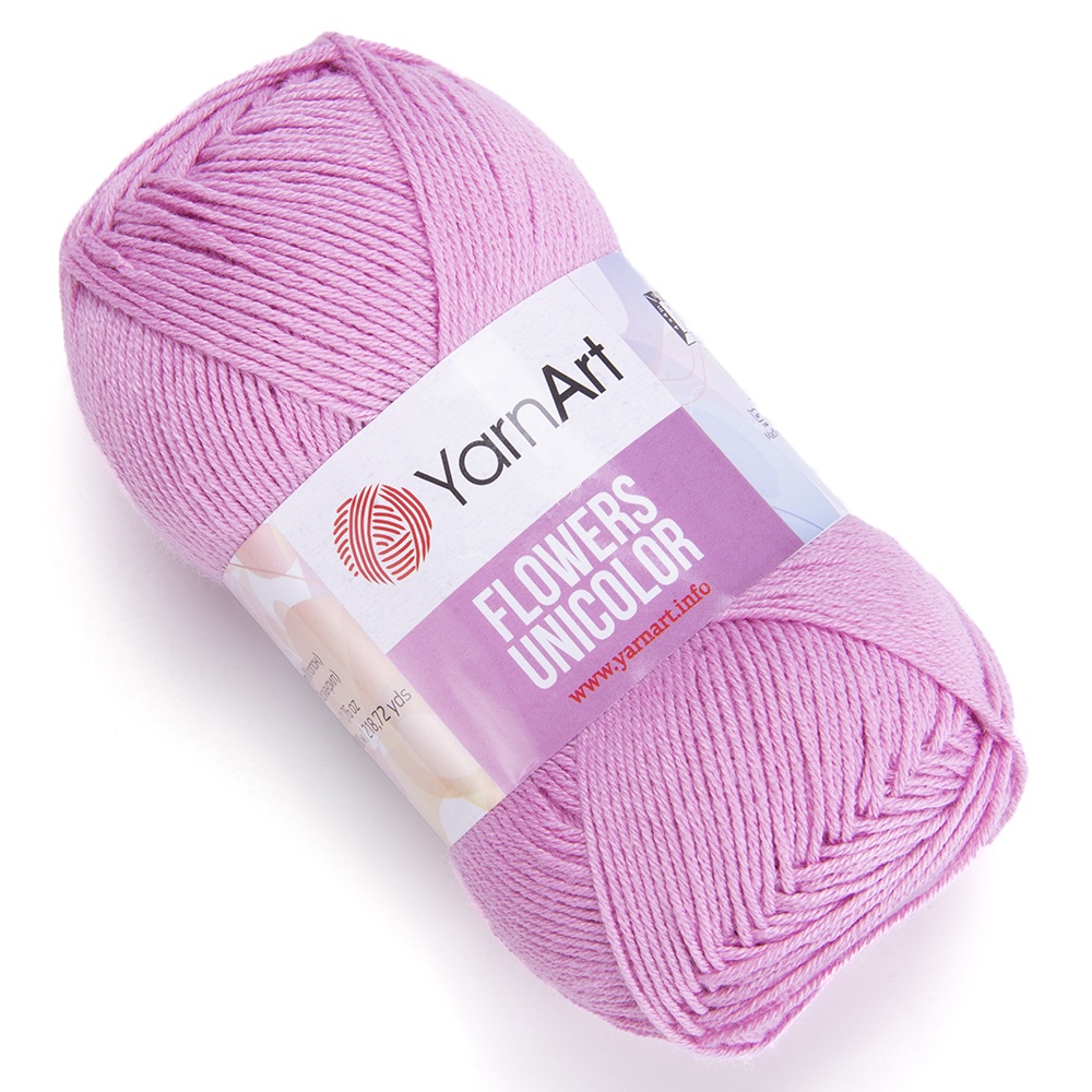 Sợi Cotton Flowers Unicolor Nhập Khẩu Từ Yarnart, Đan Móc Áo, Váy, Đầm