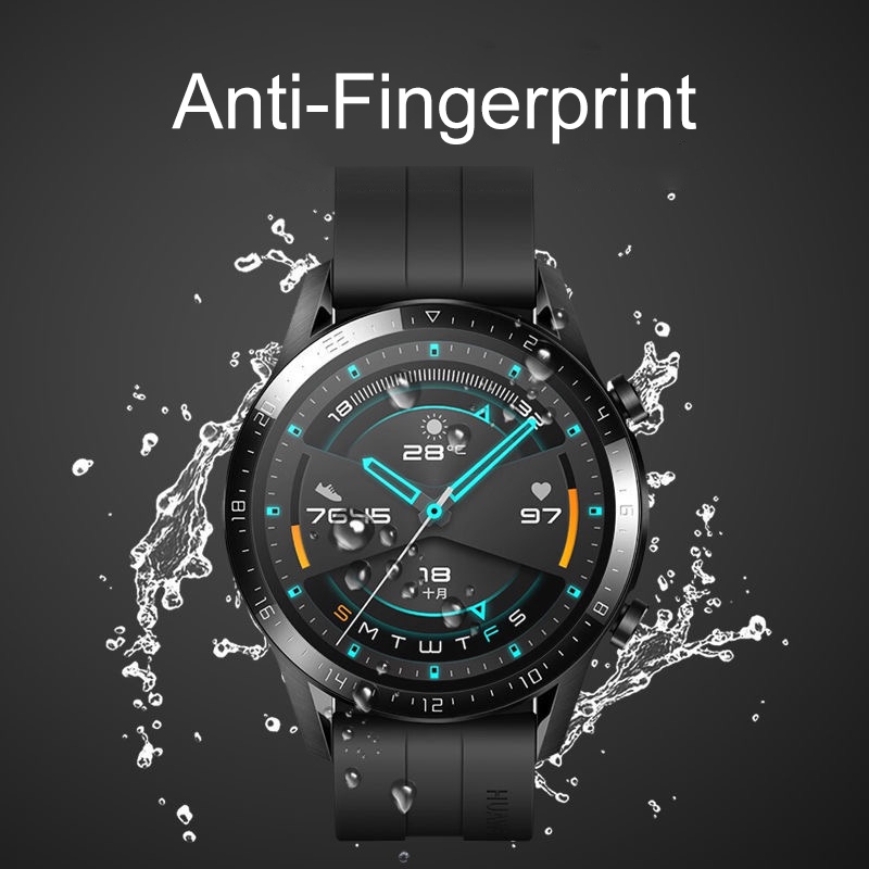 Ốp Sợi Thủy Tinh Mềm Bảo Vệ Màn Hình Đồng Hồ Huawei Watch 3 Pro GT 2 GT3 42/46MM GT2e GT2 Pro