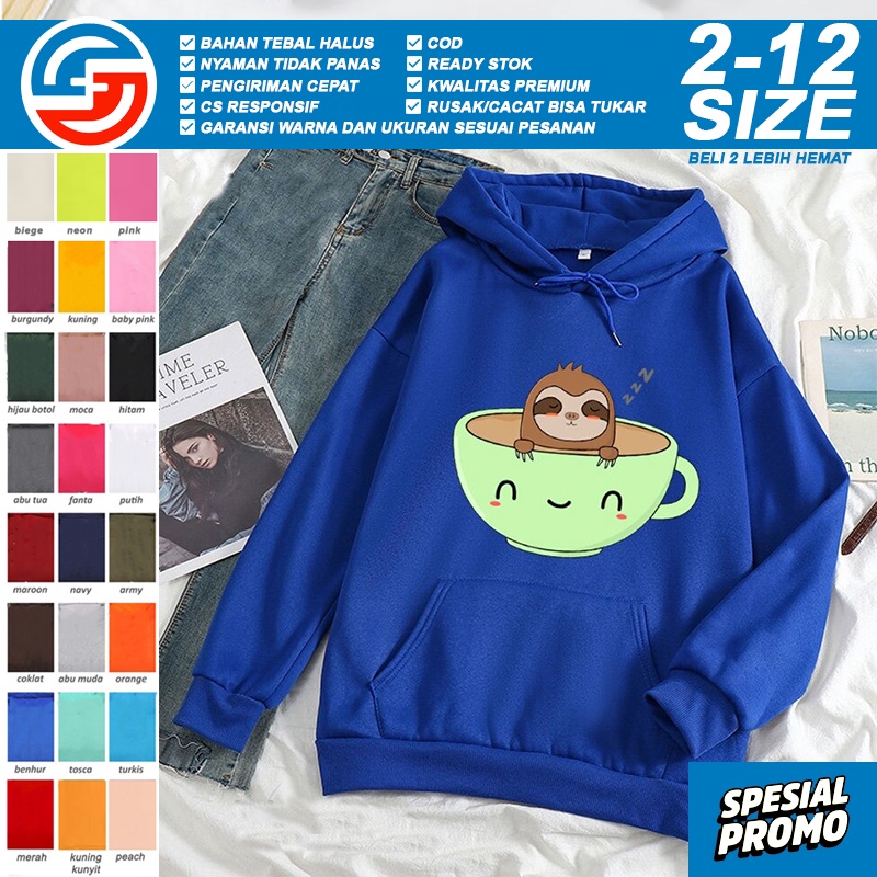 Áo Khoác Hoodie Vải Nỉ Thiết Kế Dễ Thương Cho Bé Từ 1 2 3 4 5 6 7 8 9 10 11 12 Tuổi