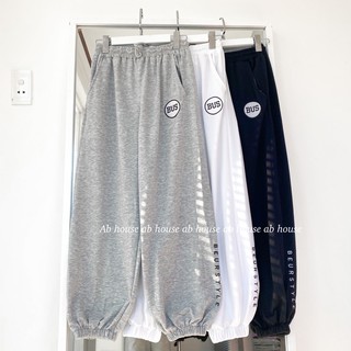 Quần JOGGER Thêu BEURS UlZZANG (Ảnh Thật)