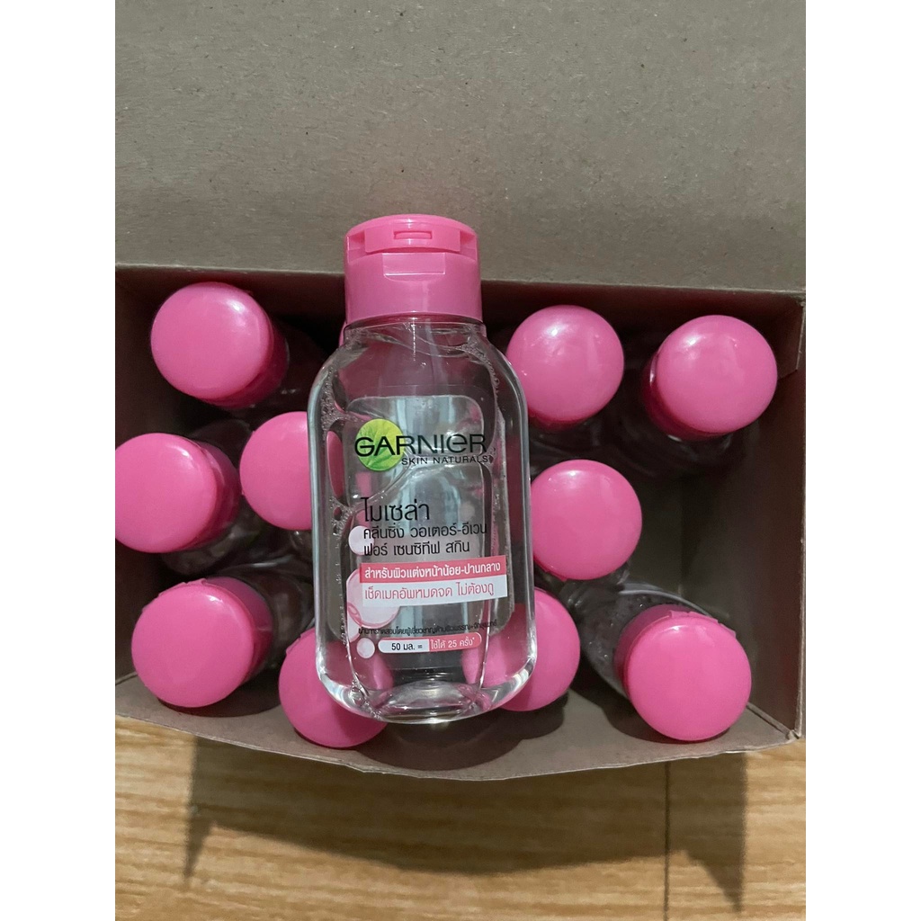 Nước tẩy trang Garnier cho da nhạy cảm chai 50ml