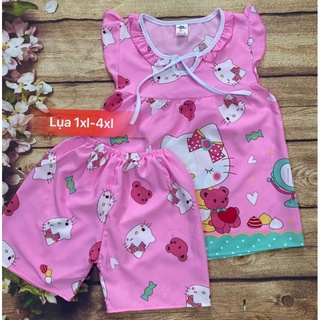bộ lụa xinh bé gái tự chọn