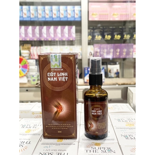 Xịt giảm đau xương khớp, giảm đau thể thao - Cốt linh nam việt