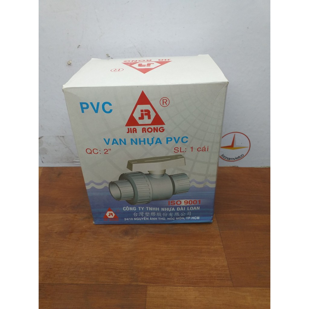 Van nhựa Pvc 1 đầu rắc co Jiarong phi 60 ( 2")