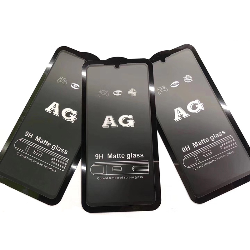 Kính cường lực nhám AG toàn màn hình chống vân tay thích hợp cho Samsung Galaxy A54 A34 A14 A04S A04 A73 A53 A33 A23 A13 A12 A22 A32 A42 A52 A11 A31 A51 A71 A10 A20 A30 A50 A10S A20S A30S A50S A21S A02 A03 A02S A03S Note 10 Lite S20 FE