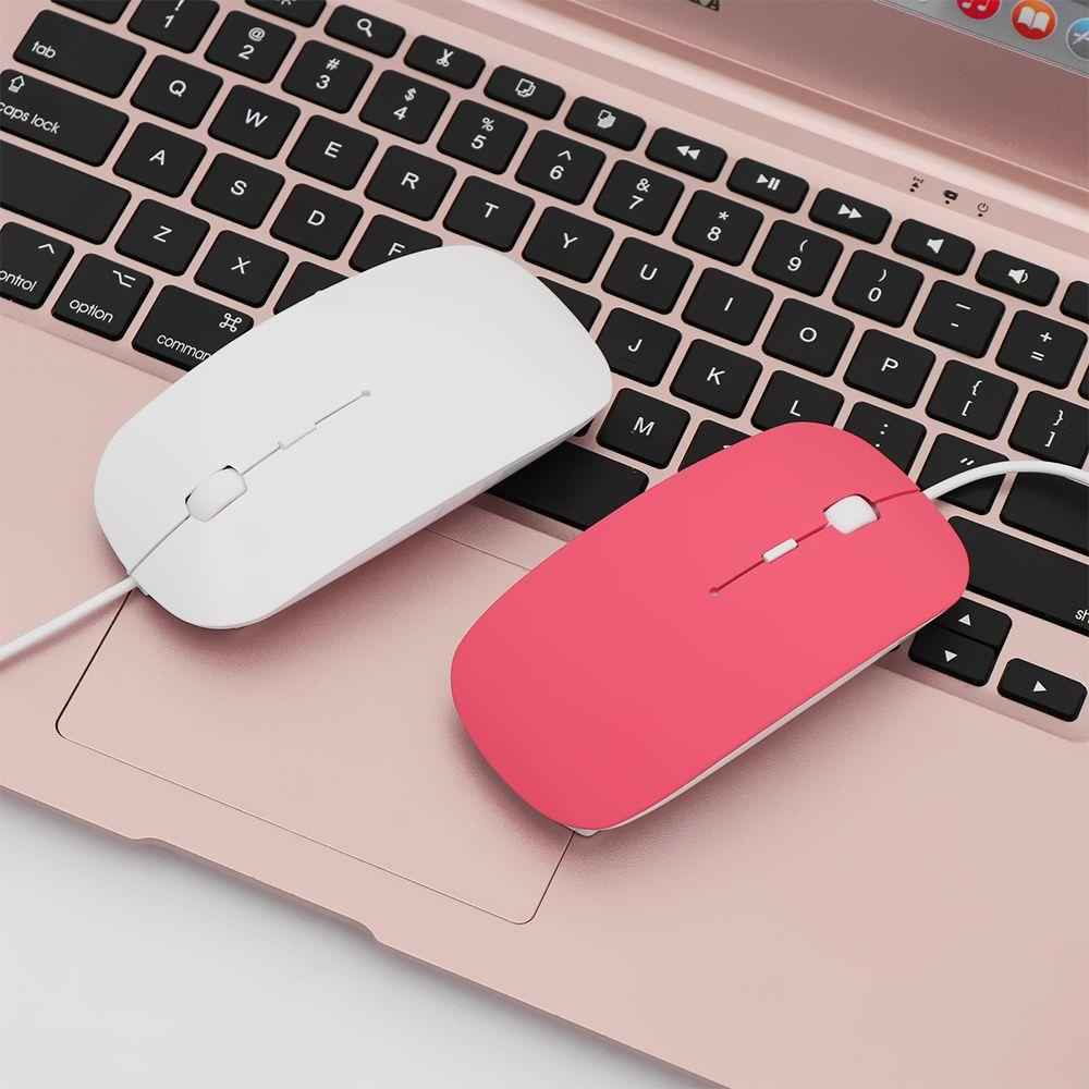 BEBETTERM Chuột Quang Siêu MỏNg Có Dây ThờI Trang Cho Laptop / PC