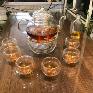 Bộ Ấm Chén Thuỷ Tinh 2 Lớp