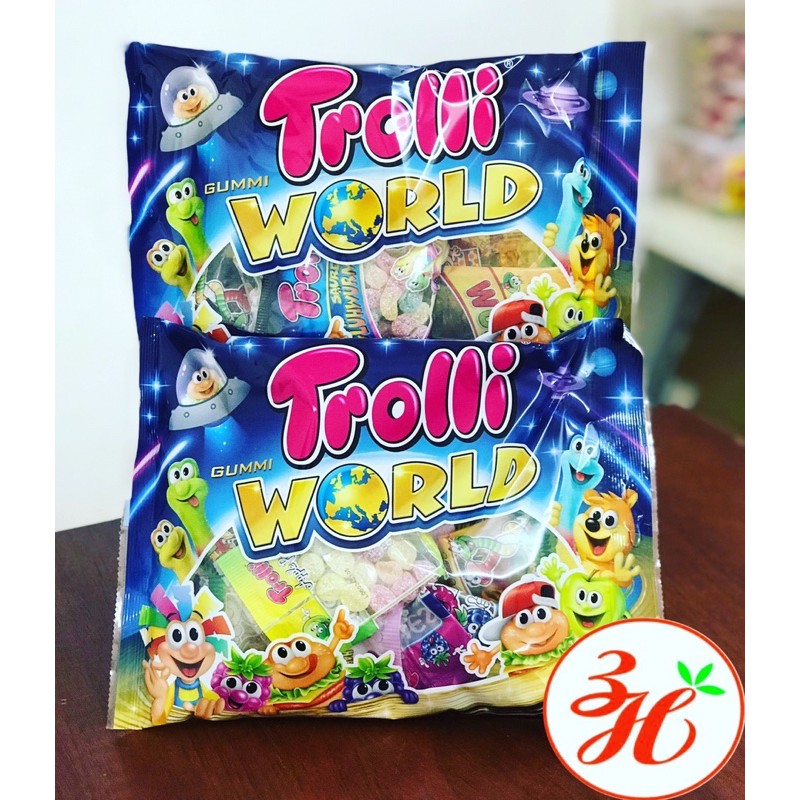 Kẹo dẻo tổng hợp Trolli world 230g - Đức