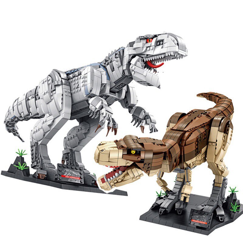 đồ chơi giáo dục Lắp ráp Mô hình Khủng long bạo chúa Panlos 611001 611002 Dinosaur Forest Tyrannosaurus Rex-Dinos