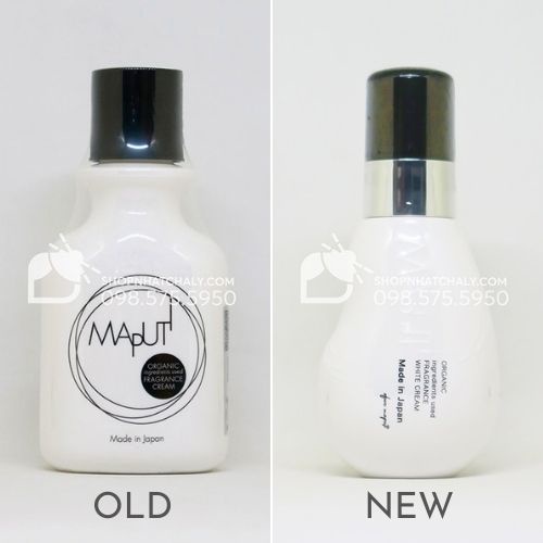 Kem hồng vùng kín, giảm thâm nhũ hoa, vùng kín, nách hữu cơ Maputi White Cream 100ml Nhật