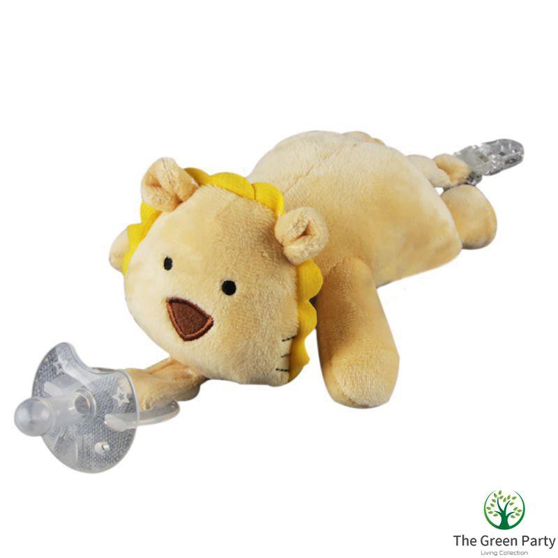 TGP] Baby Pacifier Holder Hanging Removable Plush Animal Doll Toy Soothie  Pacifier and Teether Holder with Clips | Shopee Việt Nam