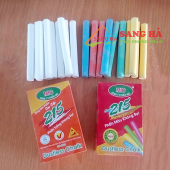 Phấn Trắng - Phấn Màu Không Bụi MIC ( Loại 10 Viên/Hộp ) - Nhà Sách Hà My