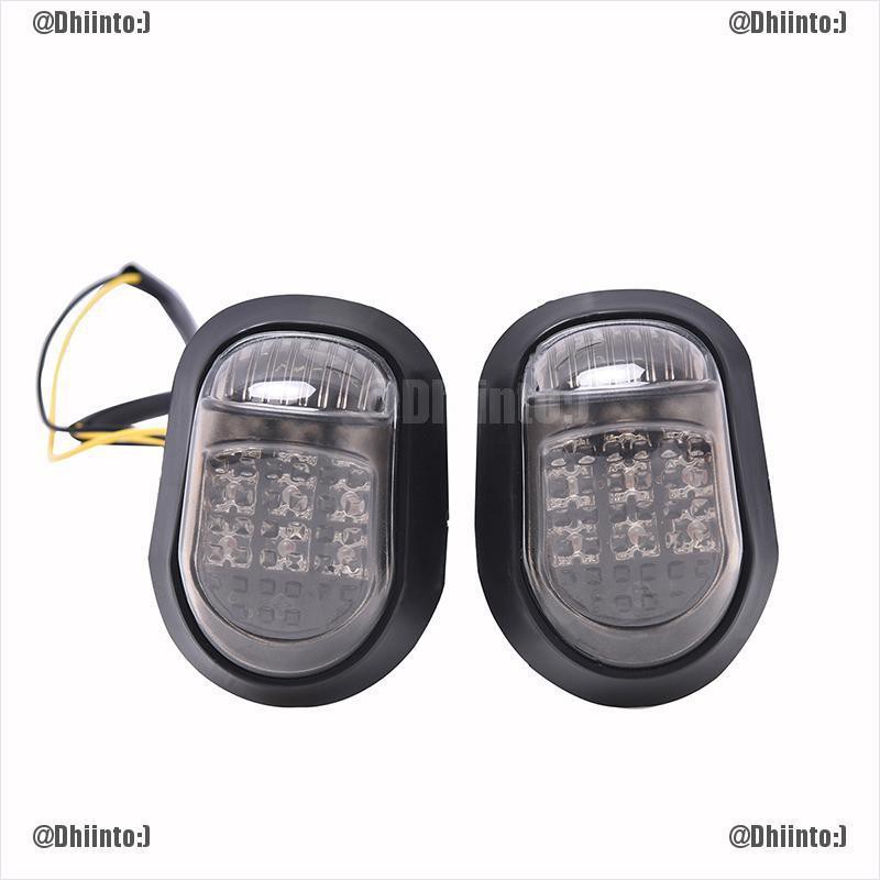 Set 2 đèn led xi nhan 9 bóng màu hổ phách chuyên dụng cho xe máy