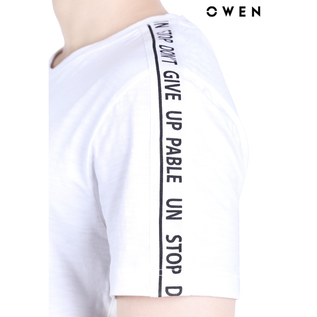Áo Tshirt ngắn tay OWEN Cotton màu trắng - TSN20381 | BigBuy360 - bigbuy360.vn