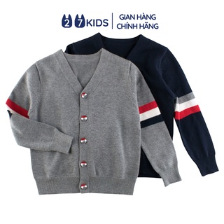 Áo len cardigan cài cúc bé trai 27Kids áo khoác len dài tay nam cho trẻ từ