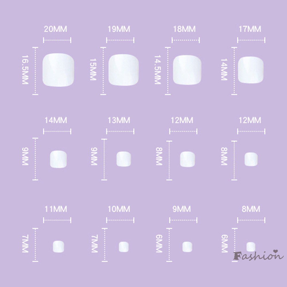 Bộ 24 Móng Chân Giả Màu Rượu Vang Đỏ Đính Kim Cương Giả Dễ Xé Thời Trang Pháp Cho Nữ