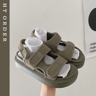 [SẴN] Sandal nữ đế cao bằng quai dán 4 màu đơn giản dễ phối đồ phong cách ulzzang trẻ trung năng động M03