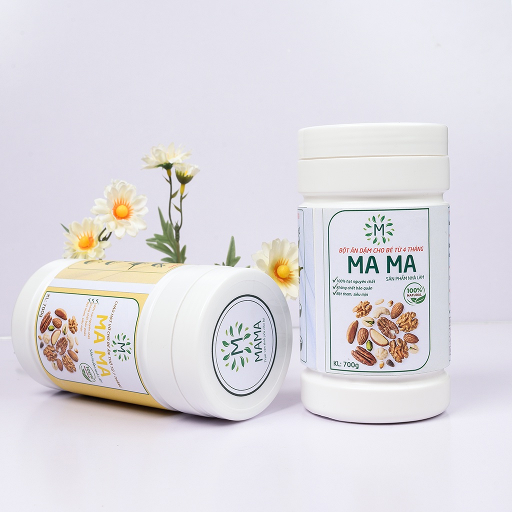 Bột Ăn Dặm Mama Cho Bé Ăn Dặm Từ 4M Hộp 700 Gram Từ Các Loại Hạt Ngũ Cốc Giàu Dinh Dưỡng BabyRicekids 105