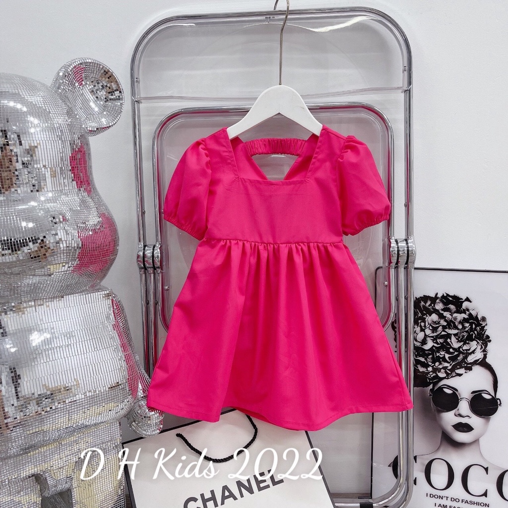 SALE SET VÁY CỘT NƠ ĐIỆU ĐÀ CHO BÉ GÁI CAO CẤP(VXANH)