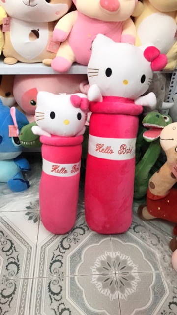 Gối ôm Hello Kitty cho bé gái 80cm (video thật)