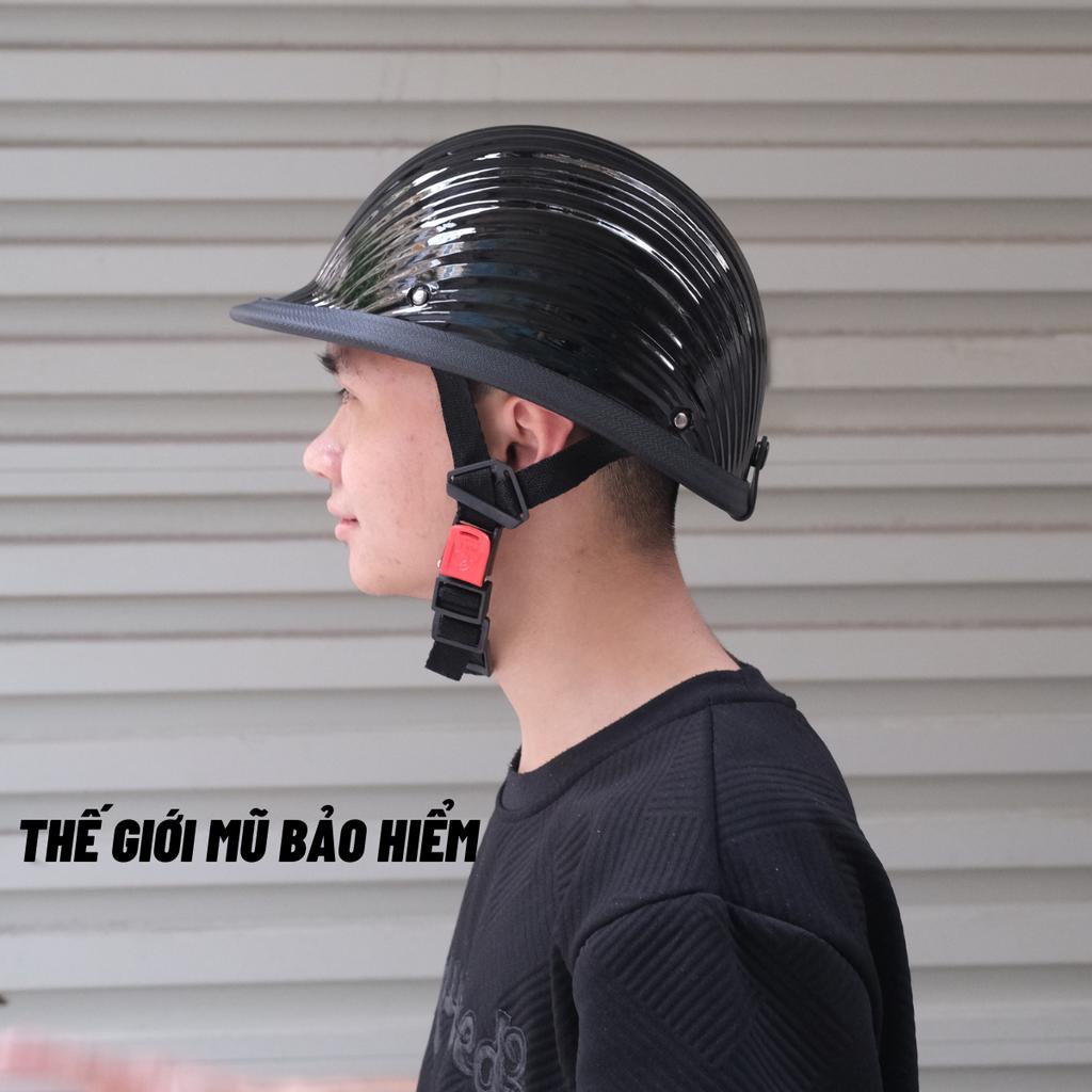 Mũ bảo hiểm 1/2 đầu đua ngựa,mũ ngựa cong gangter đội ngược,nón bảo hiểm thể thao thời trang nam độc lạ,thế giới mu