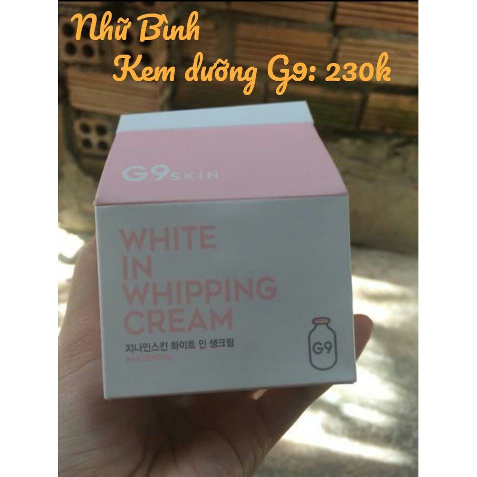Kem Dưỡng Trắng Da G9 Skin-White In Whipping Cream