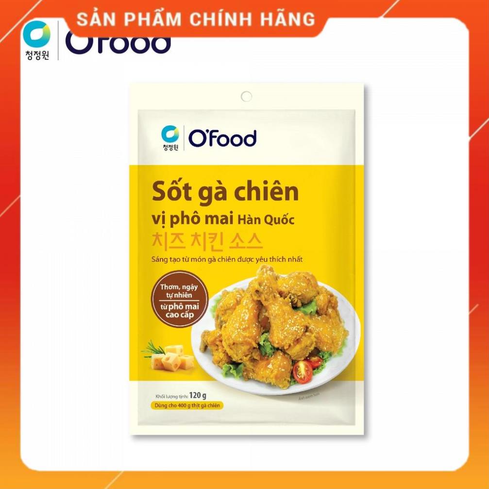 O'FOOD -  Sốt gà chiên 2 vị cay và phô mai O'food gói 120g