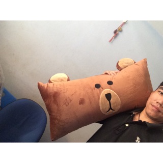 Gối ôn - gối dựa gấu brown 80cm