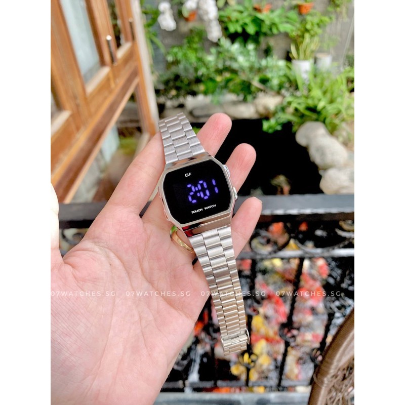 [watches.sg] Đồng Hồ Thời Trang Điện Tử cho Nam Và nữ CS 𝗔𝟭𝟱𝟵𝗪 - Mặt cảm ứng chống nước | BigBuy360 - bigbuy360.vn