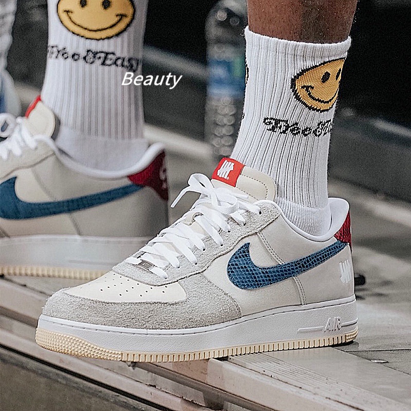 Giày AF1 Dunk Vệt Xanh, Giày Air force 1 low SP undefeated 5 on it dunk Hàng cao cấp Full Box Bill