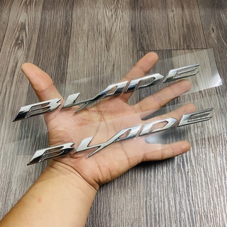 MỚI ĐỪNG NÓI TỚI] TEM CHỮ DÁN XE WAVE BLADE CÁCH ĐIỆU KIỂU MỚI ZIN TRANG TRÍ XE CAO CẤP (2 CHỮ SÁNG BÓNG)