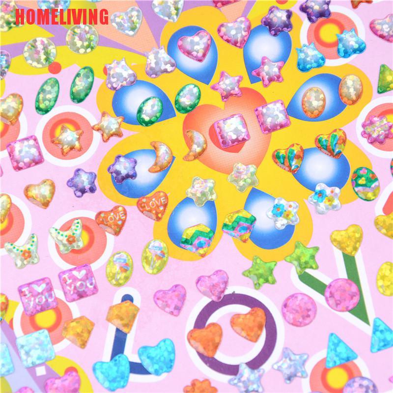 [HOMELIVING] Đồ Chơi Miếng Dán Trang Sức / Túi Xách / Bông Tai Pha Lê Làm Quà Giáng