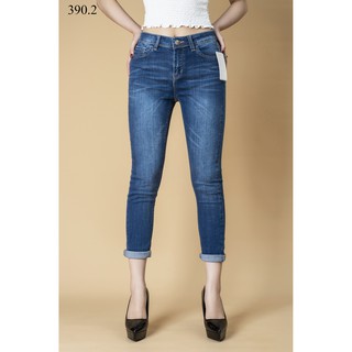 Quần jean nữ boy trơn dáng 90 phân