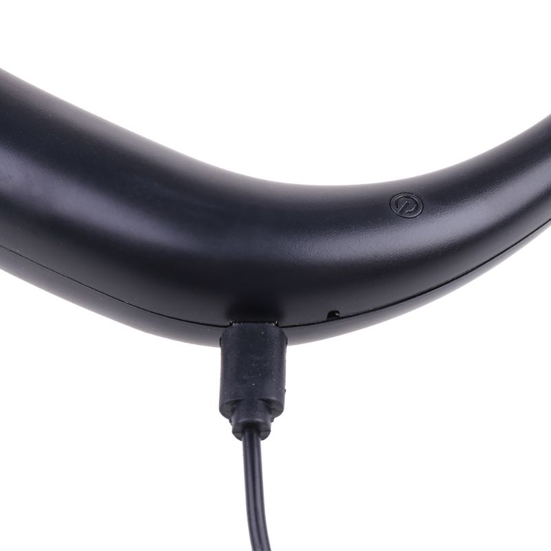 1 Quạt USB Đeo Cổ Rảnh Tay Di Động 3 Tốc Độ Điều Chỉnh Được 360 Độ° Dụng Cụ Xoay Tròn Bằng Thép Không Gỉ