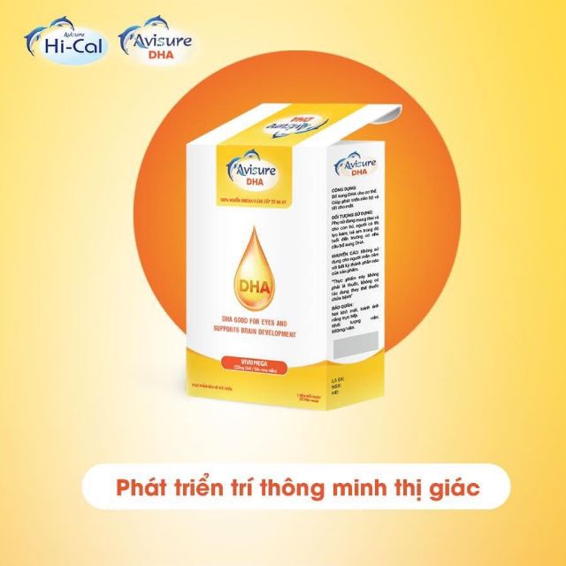 Avisure DHA - DHA tinh khiết từ Na Uy cho mẹ bầu giúp bé phát triển não bộ và thị giác tối ưu (Hộp 40 viên)