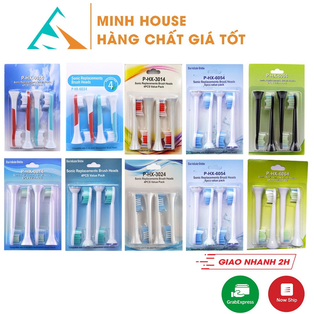 Philips Sonicare, Đầu bàn chải thay thế cho máy đánh răng điện Philips HX3, HX6, HX7, HX8, HX9, R, FlexCare +, Fl