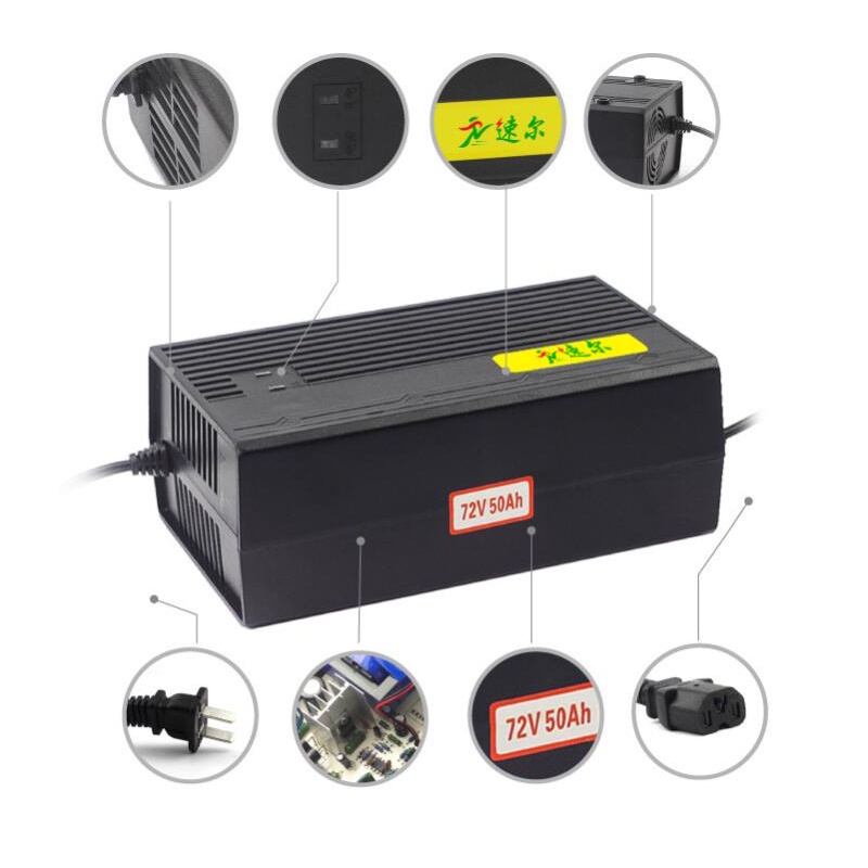 Bộ Sạc 48V 60V 72V 80V 96V 12AH 20AH 30AH 40AH 50AH 60AH 60AH Chuyên Dụng Cho Xe Đạp Điện