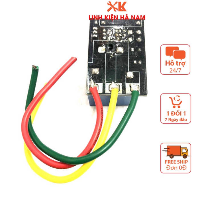 Mạch chống cắm nhầm điện 220V bảo vệ thiết bị Nhật có còi báo khi cắm nhầm 220V linh kiện thiết bị điện tử