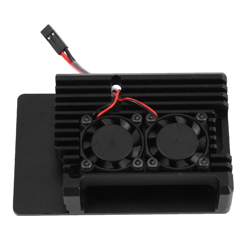 Vỏ Nhôm Làm Mát Hai Quạt Cho Raspberry Pi 4 Model B Raspberry Pi 4