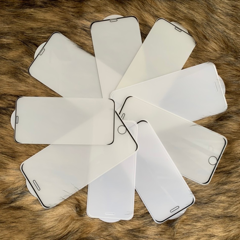Cường Lực iPhone không viền đủ mã (Tặng bộ lau)