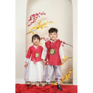 Hanbok  cao cấp bé trai, bé gái( Quỳnh)