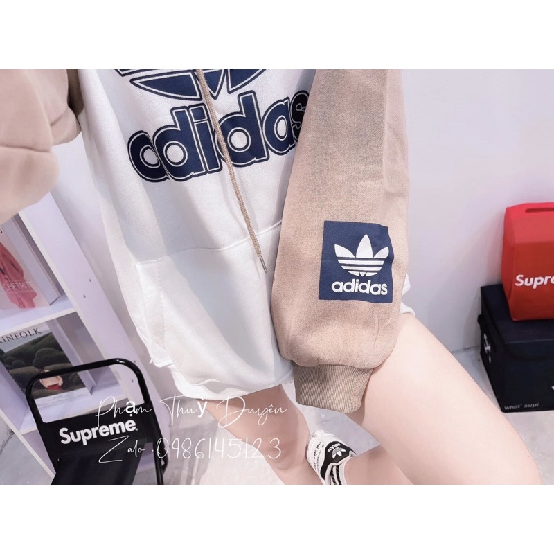 ⚡️BÁN SỈ⚡️Áo hoodie có mũ hồng trắng