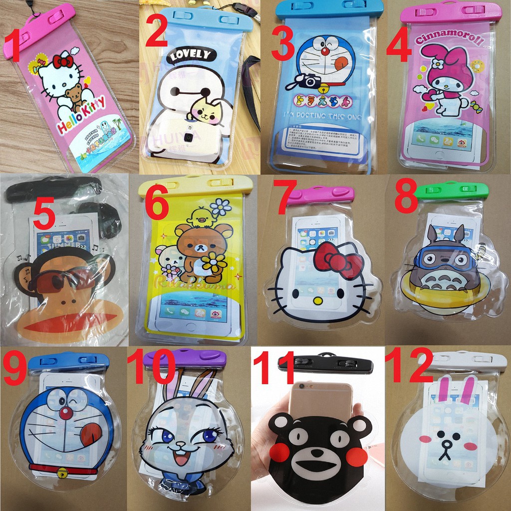 Túi chống nước hình thú bán xong