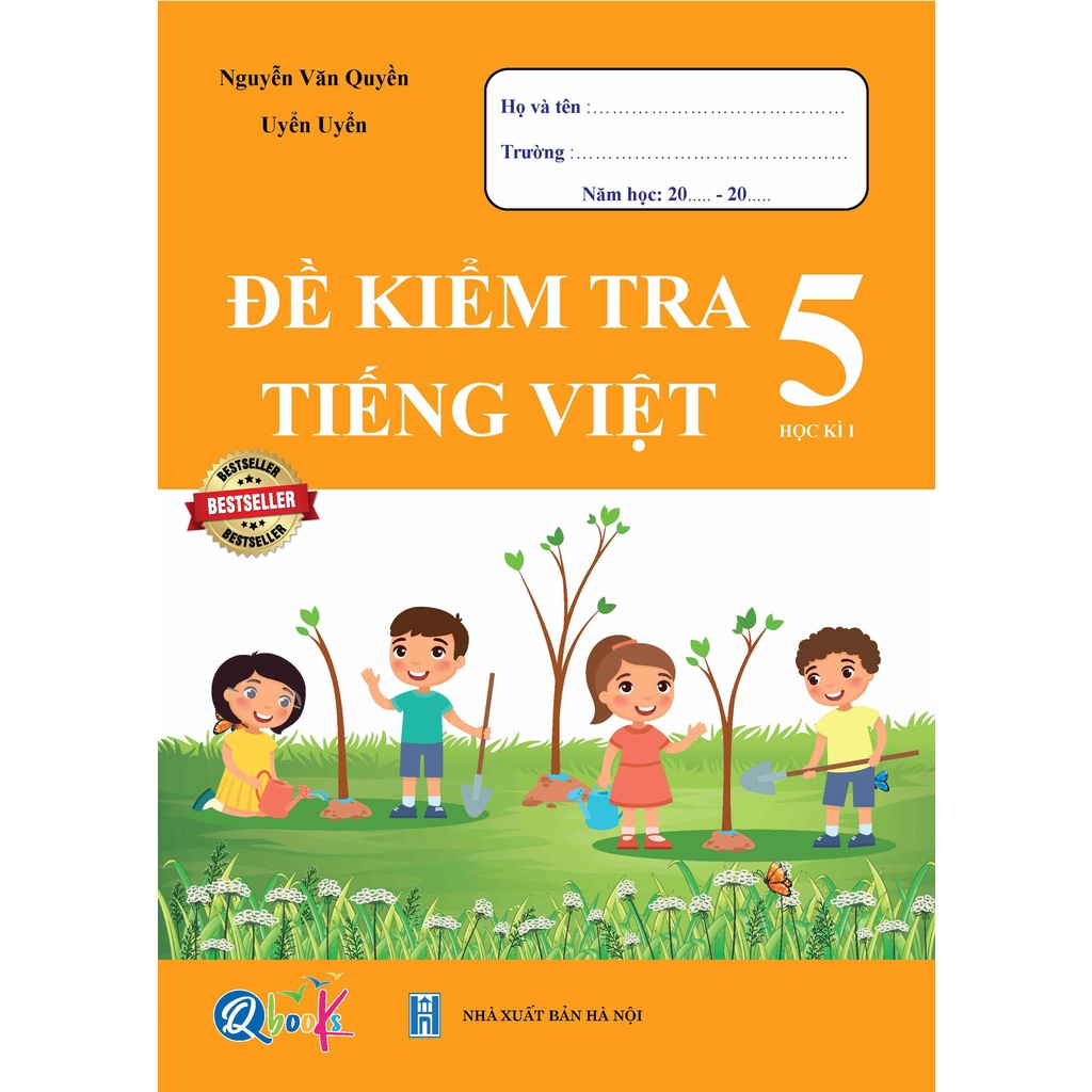 Sách - Bộ 2 quyển bài tập tuần và đề kiểm tra Tiếng Việt lớp 5 học kì 1