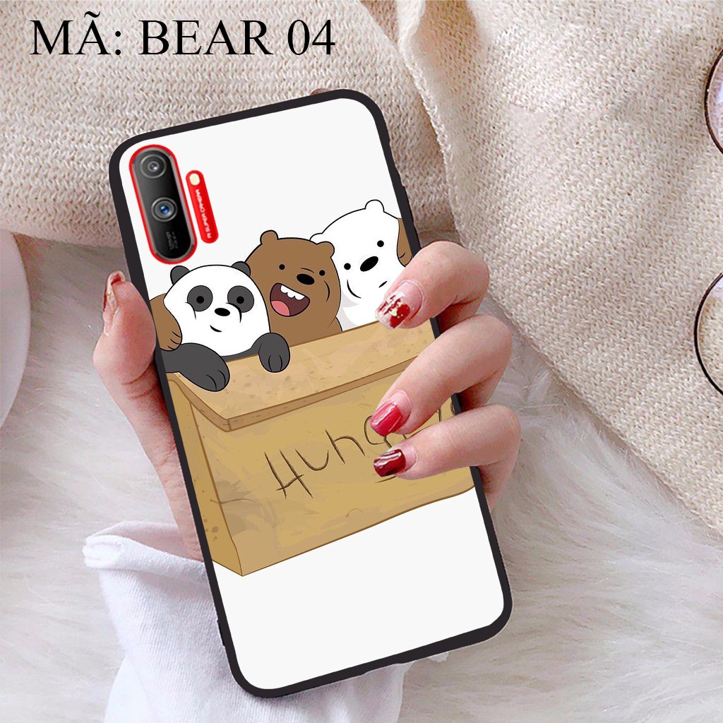 Ốp lưng Realme C3 viền dẻo TPU BST Gia Đình Nhà Gấu