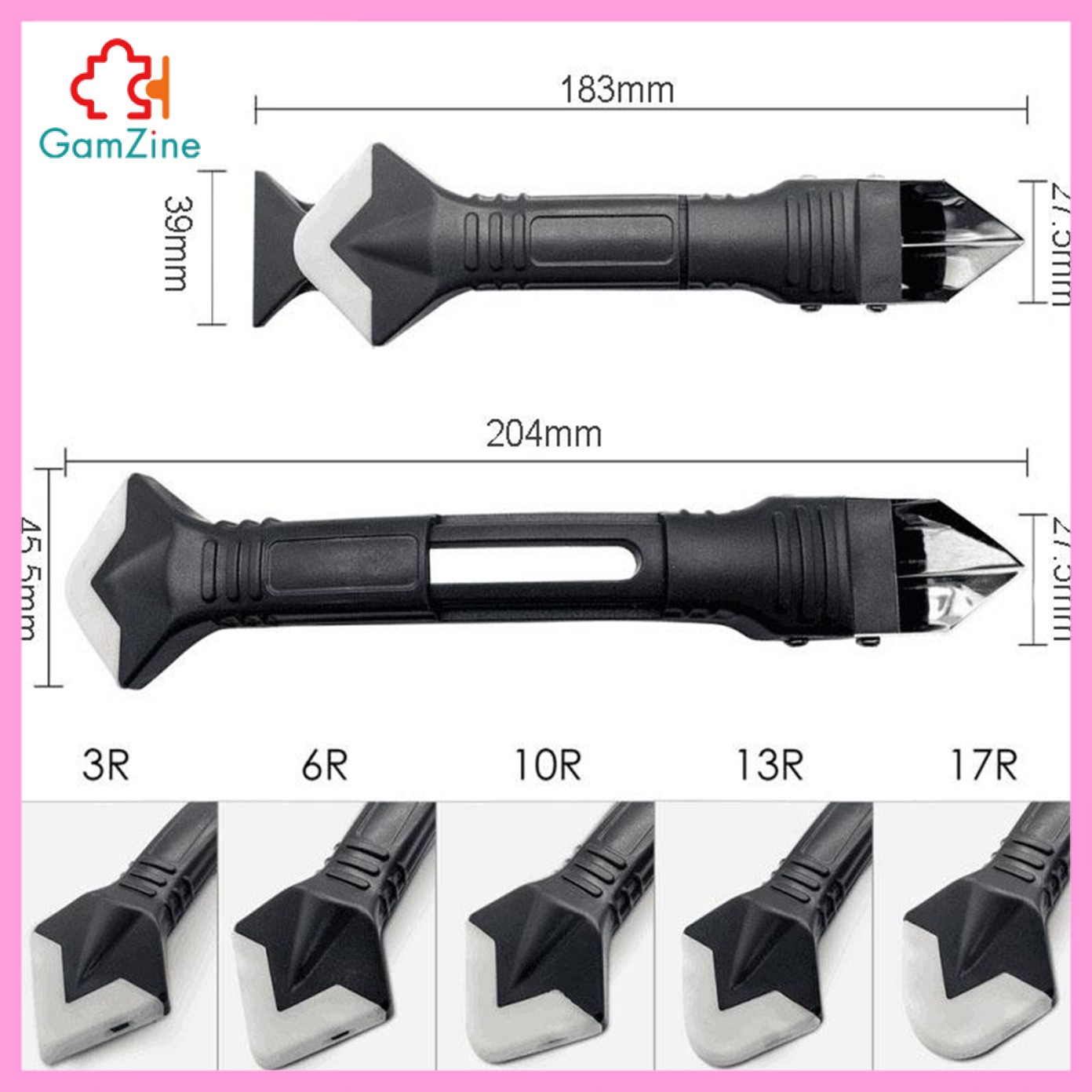 Dụng cụ cạo keo dán kính/ keo thừa góc cho nhà tắm/ nhà ở