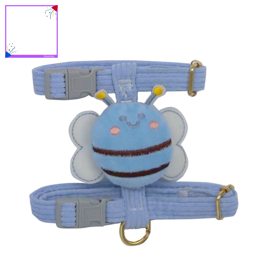 1 Bộ Dây Dắt Thú Cưng Đi Dạo Nhiều Màu Thoáng Khí